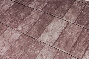 slate rock red