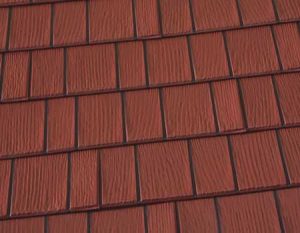 mission red premium steel shingle